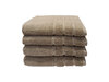 Sponshanddoeken Samatex - 50x100 cm - Taupe - Set van 4 stuks