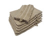 Washandjes Taupe - Set van 6 stuks