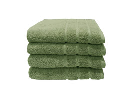 Sponshanddoeken Samatex - 50x100 cm - Olive - Set van 4 stuks