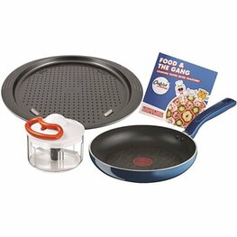 Tefal - Chefclub Koekenpan 24 Cm + Hakmolen + Pizzaplaat