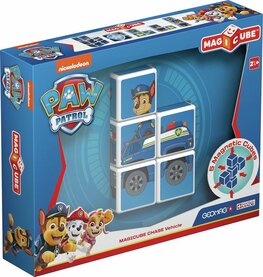 Paw Patrol Chase Geomag MagiCube Police Truck - 5 delig
