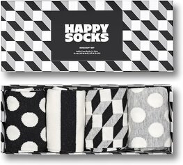 4 Paar Happy Socks Sokken - Filled optic - Giftbox