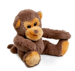 Thermische knuffel - Kersenpitkussen Monkey