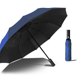 Windbestendige plooibare paraplu Emile-Edouard &Oslash; 105 cm blauw